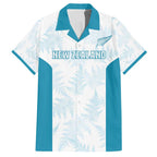 Custom New Zealand Silver Fern Football Hawaiian Shirt Come On All White