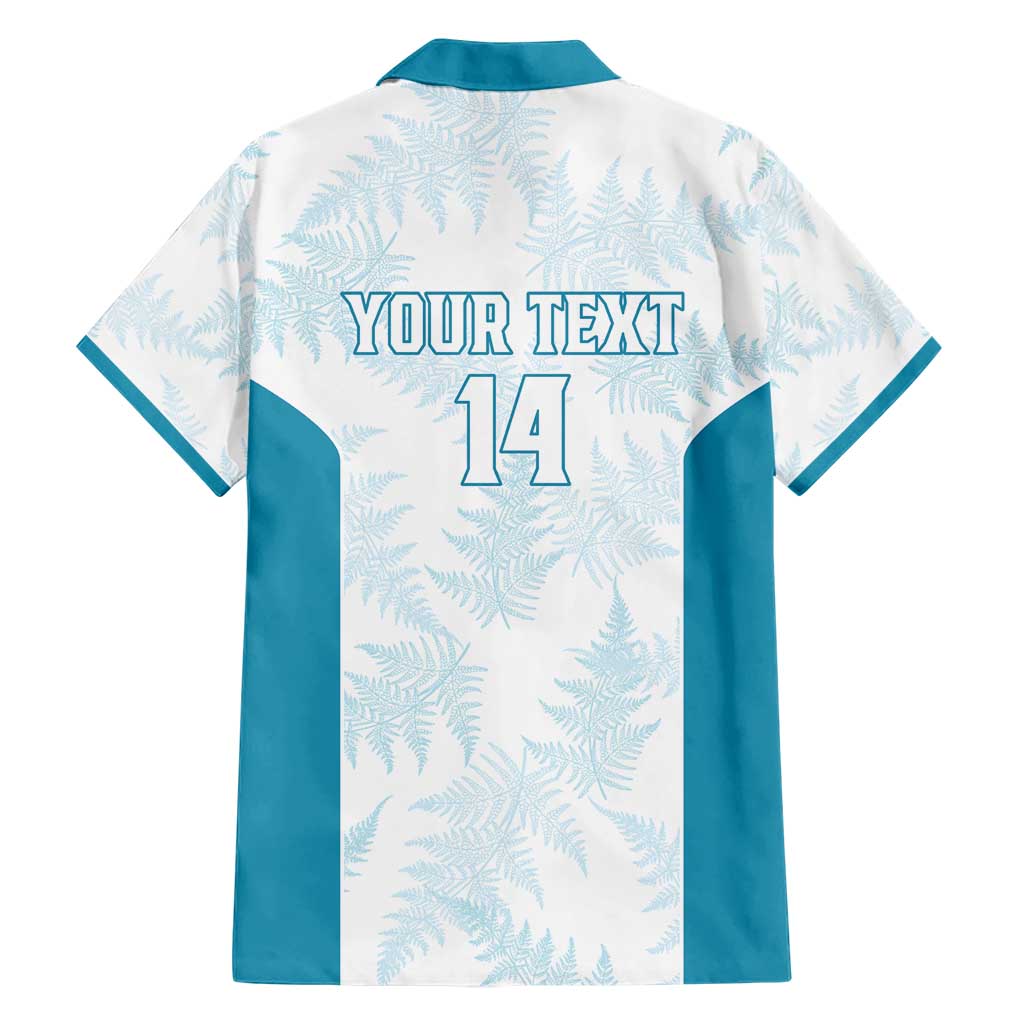 Custom New Zealand Silver Fern Football Hawaiian Shirt Come On All White