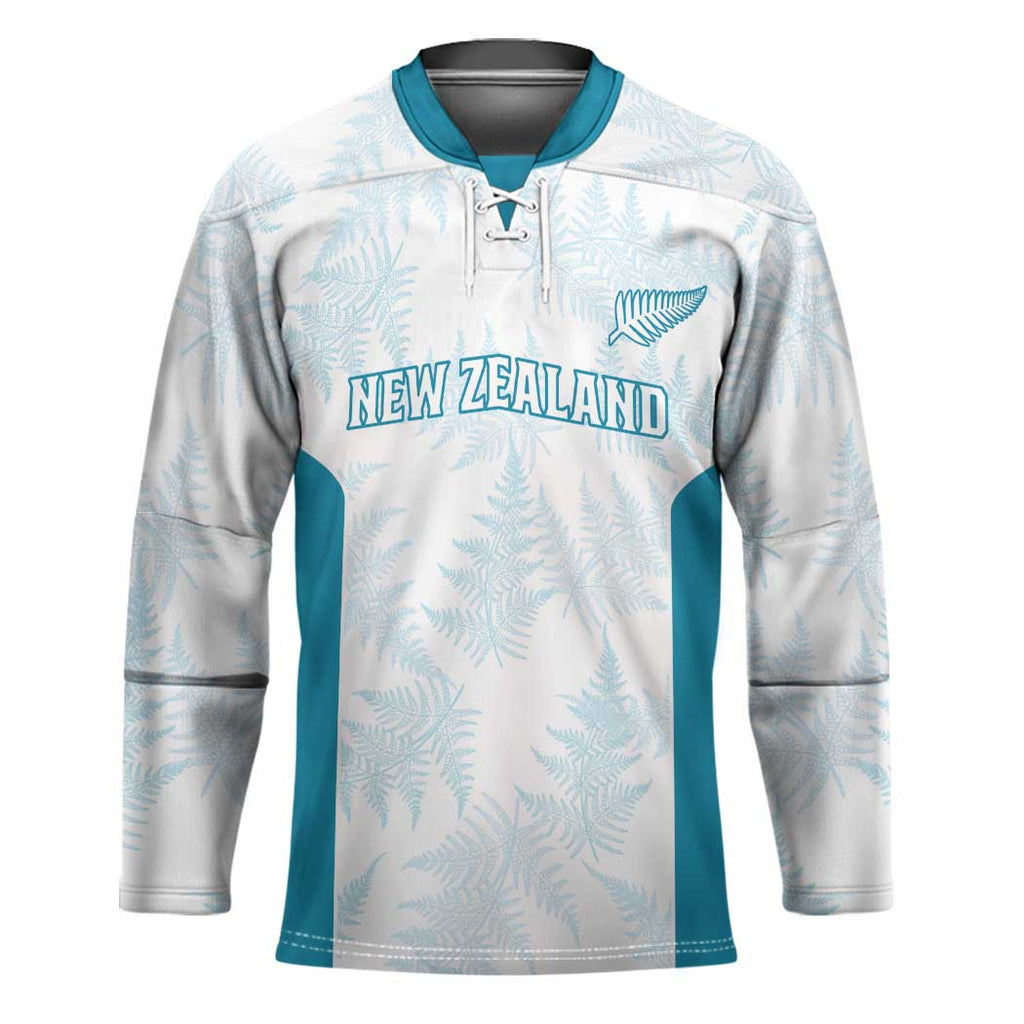 Custom New Zealand Silver Fern Football Hockey Jersey Come On All White - Aussie Hoodie