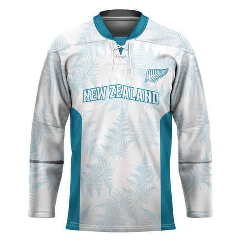 Custom New Zealand Silver Fern Football Hockey Jersey Come On All White - Aussie Hoodie
