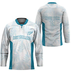 Custom New Zealand Silver Fern Football Hockey Jersey Come On All White - Aussie Hoodie
