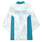 Custom New Zealand Silver Fern Football Kimono Come On All White - Aussie Hoodie
