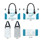 Custom New Zealand Silver Fern Football Leather Bag Come On All White - Aussie Hoodie