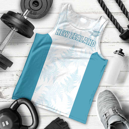 Custom New Zealand Silver Fern Football Men Tank Top Come On All White