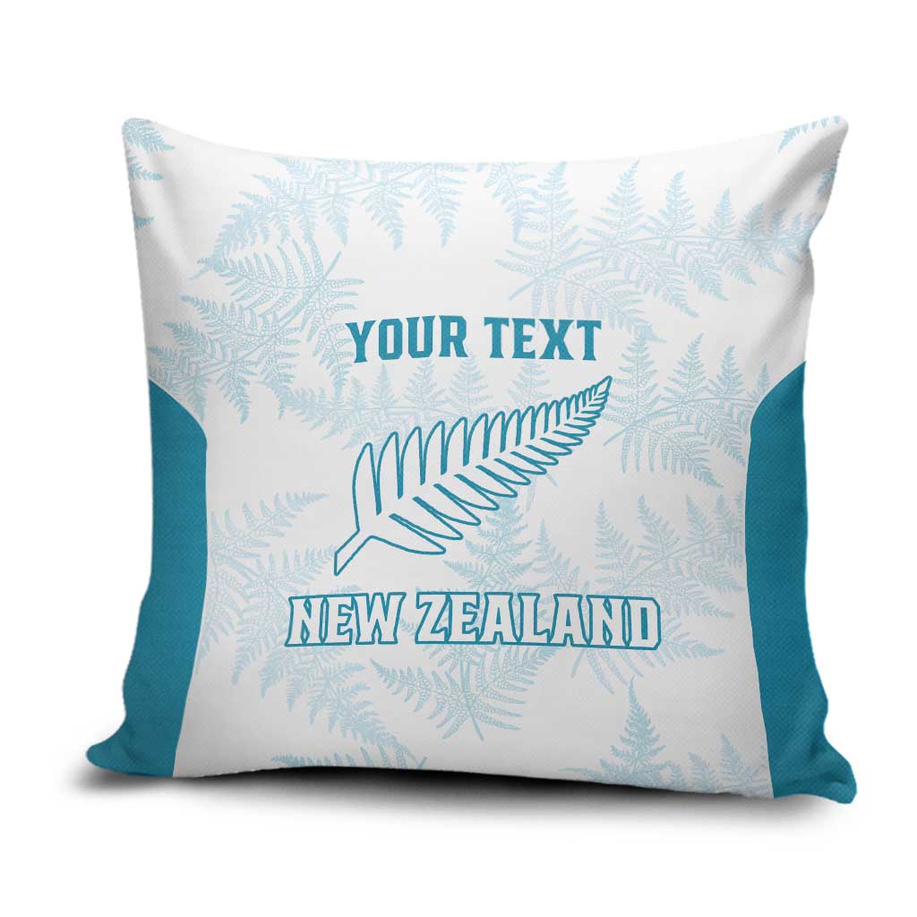 Custom New Zealand Silver Fern Football Pillow Cover Come On All White - Aussie Hoodie