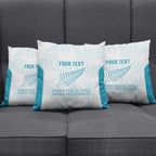 Custom New Zealand Silver Fern Football Pillow Cover Come On All White - Aussie Hoodie