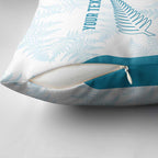 Custom New Zealand Silver Fern Football Pillow Cover Come On All White - Aussie Hoodie