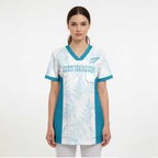 Custom New Zealand Silver Fern Football Scrub Top Come On All White - Aussie Hoodie