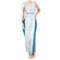 Custom New Zealand Silver Fern Football Tank Maxi Dress Come On All White