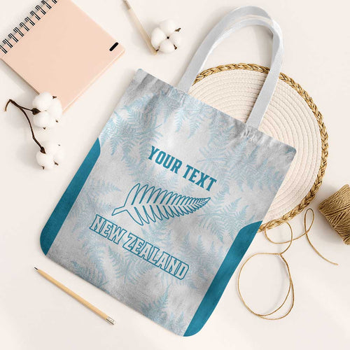Custom New Zealand Silver Fern Football Tote Bag Come On All White - Aussie Hoodie