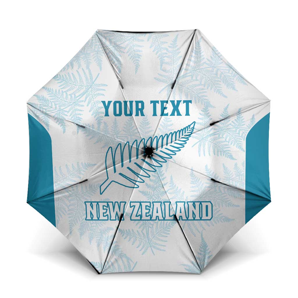 Custom New Zealand Silver Fern Football Umbrella Come On All White - Aussie Hoodie