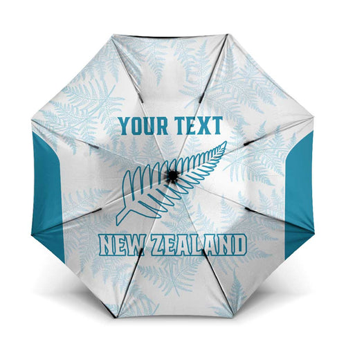 Custom New Zealand Silver Fern Football Umbrella Come On All White - Aussie Hoodie