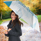 Custom New Zealand Silver Fern Football Umbrella Come On All White - Aussie Hoodie