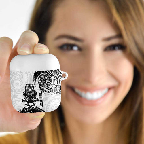 Custom Aotearoa Football AirPods Case NZ Maori Tiki Go Champions - Aussie Hoodie