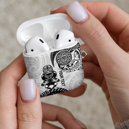 Custom Aotearoa Football AirPods Case NZ Maori Tiki Go Champions - Aussie Hoodie