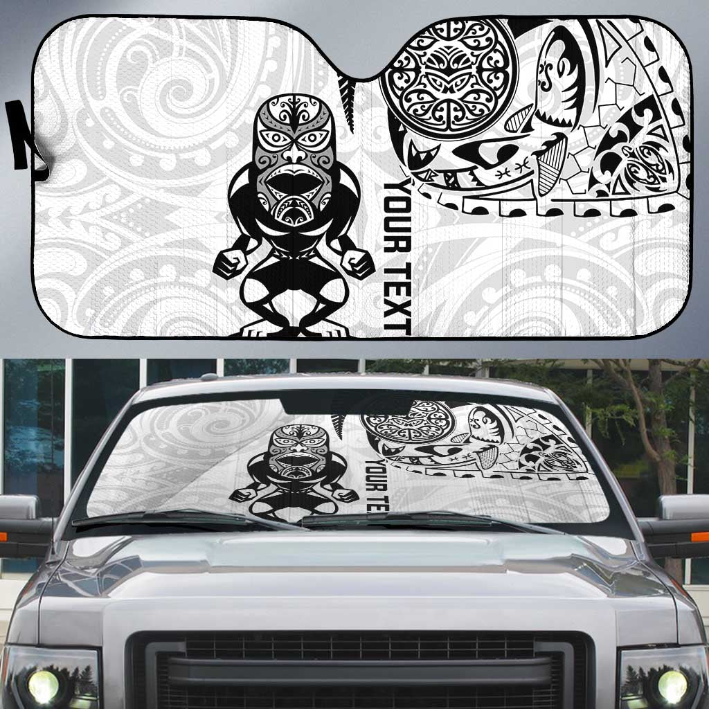 Custom Aotearoa Football Auto Sun Shade NZ Maori Tiki Go Champions - Aussie Hoodie