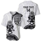 Custom Aotearoa Football Baseball Jersey NZ Maori Tiki Go Champions