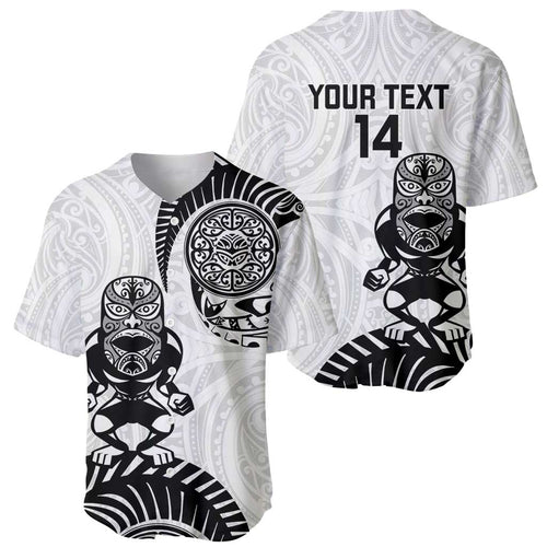 Custom Aotearoa Football Baseball Jersey NZ Maori Tiki Go Champions