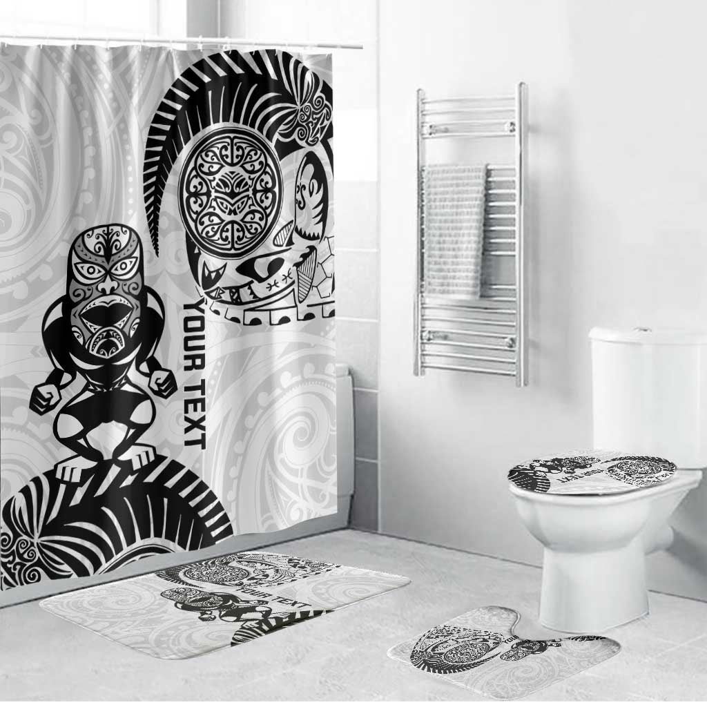 Custom Aotearoa Football Bathroom Set NZ Maori Tiki Go Champions - Aussie Hoodie