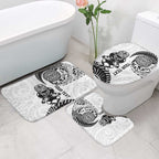 Custom Aotearoa Football Bathroom Set NZ Maori Tiki Go Champions - Aussie Hoodie