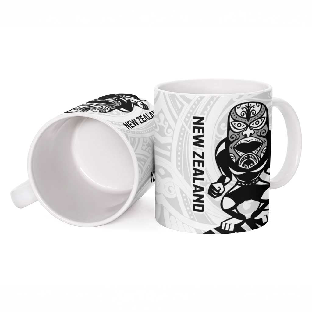 Custom Aotearoa Football Ceramic Mug NZ Maori Tiki Go Champions - Aussie Hoodie