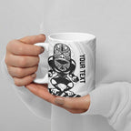 Custom Aotearoa Football Ceramic Mug NZ Maori Tiki Go Champions - Aussie Hoodie