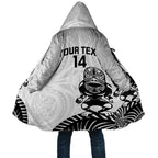 Custom Aotearoa Football Cloak NZ Maori Tiki Go Champions - Aussie Hoodie