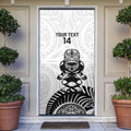 Custom Aotearoa Football Door Cover NZ Maori Tiki Go Champions - Aussie Hoodie