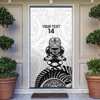 Custom Aotearoa Football Door Cover NZ Maori Tiki Go Champions - Aussie Hoodie