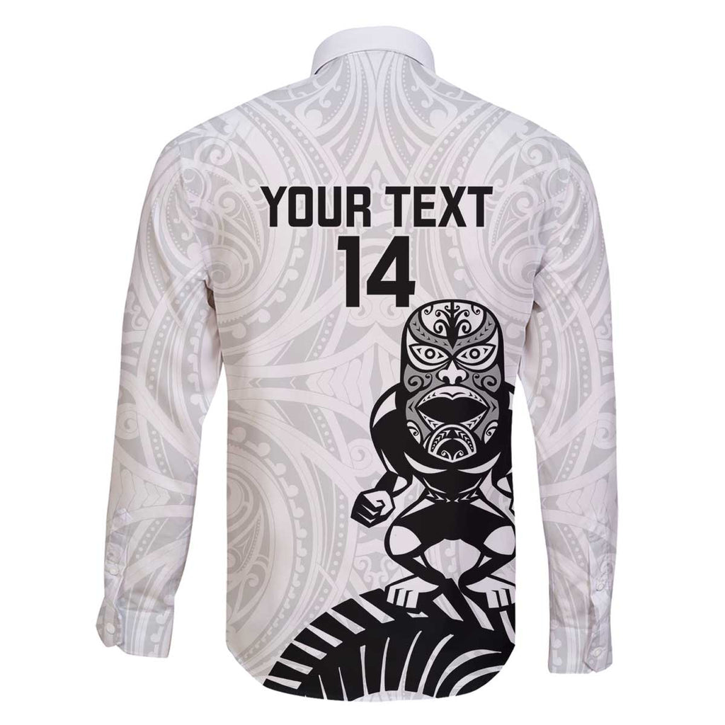 Custom Aotearoa Football Family Matching Off The Shoulder Long Sleeve Dress and Hawaiian Shirt NZ Maori Tiki Go Champions