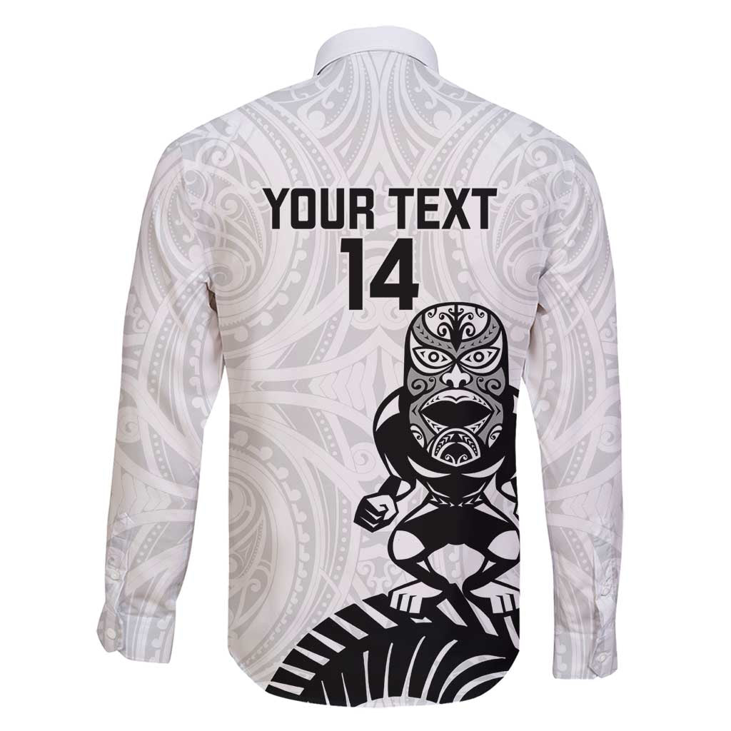 Custom Aotearoa Football Family Matching Off Shoulder Maxi Dress and Hawaiian Shirt NZ Maori Tiki Go Champions