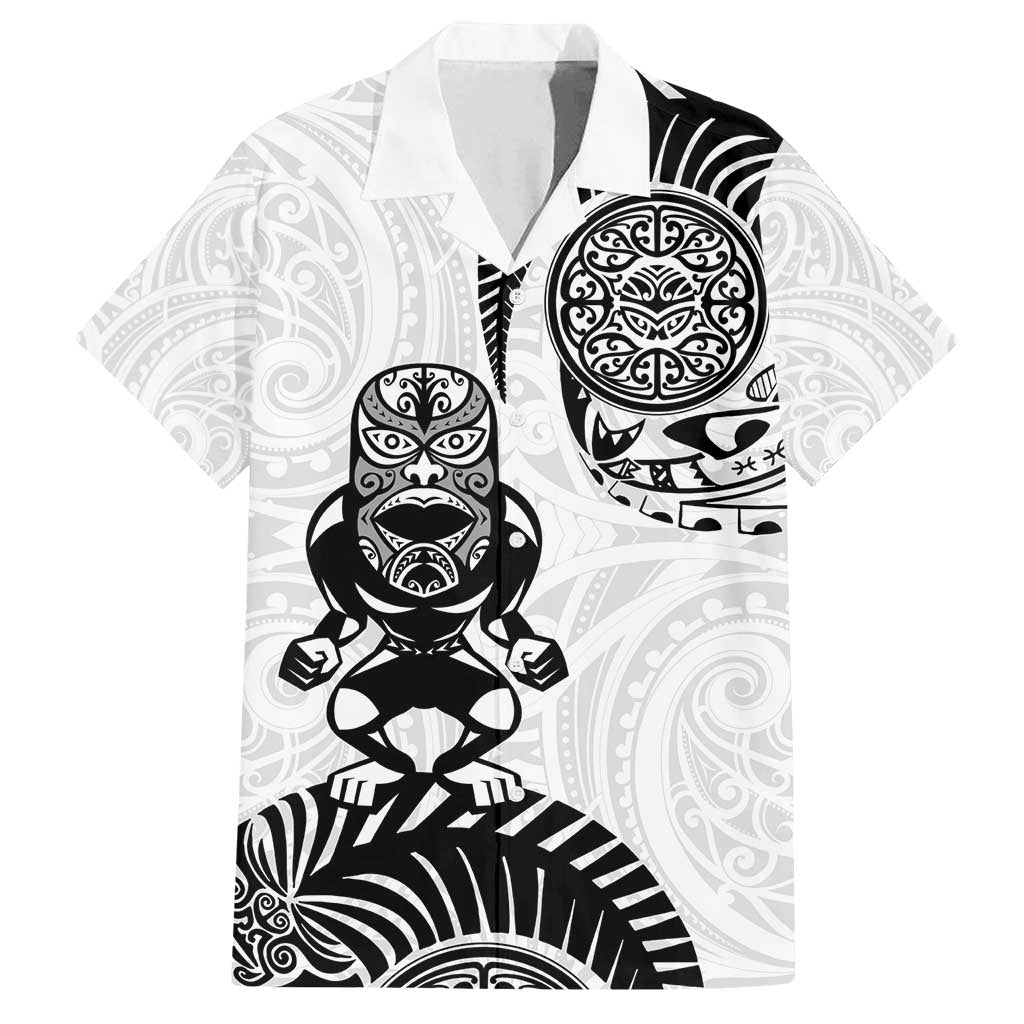 Custom Aotearoa Football Family Matching Summer Maxi Dress and Hawaiian Shirt NZ Maori Tiki Go Champions