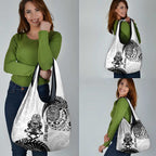 Custom Aotearoa Football Grocery Bag NZ Maori Tiki Go Champions