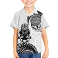 Custom Aotearoa Football Kid Hawaiian Shirt NZ Maori Tiki Go Champions