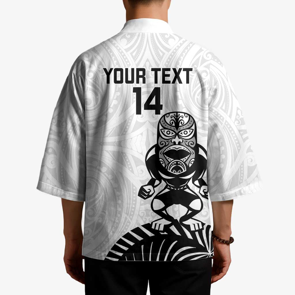 Custom Aotearoa Football Kimono NZ Maori Tiki Go Champions - Aussie Hoodie