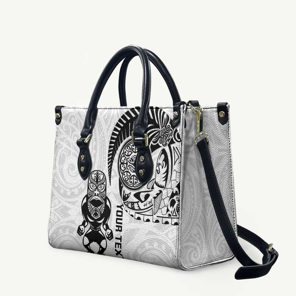 Custom Aotearoa Football Leather Bag NZ Maori Tiki Go Champions - Aussie Hoodie