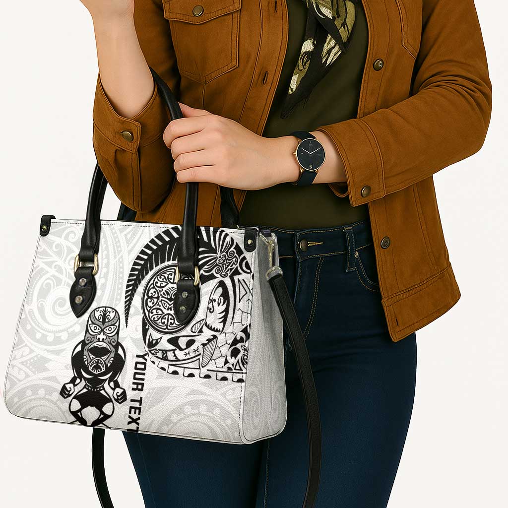 Custom Aotearoa Football Leather Bag NZ Maori Tiki Go Champions - Aussie Hoodie