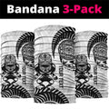 Custom Aotearoa Football Neck Gaiter NZ Maori Tiki Go Champions - Aussie Hoodie