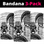 Custom Aotearoa Football Neck Gaiter NZ Maori Tiki Go Champions - Aussie Hoodie