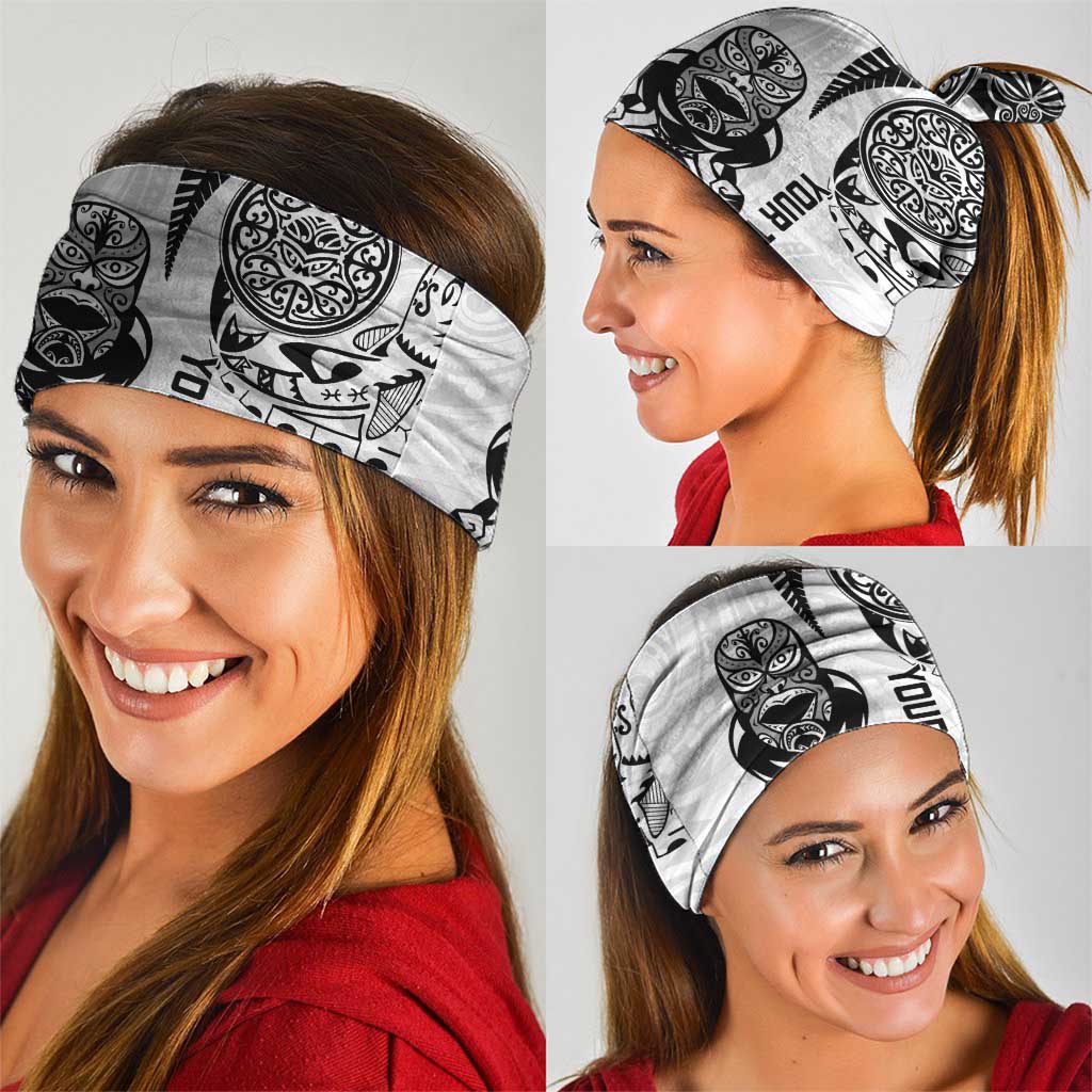 Custom Aotearoa Football Neck Gaiter NZ Maori Tiki Go Champions - Aussie Hoodie