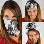 Custom Aotearoa Football Neck Gaiter NZ Maori Tiki Go Champions - Aussie Hoodie
