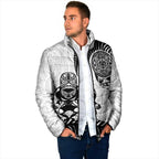 Custom Aotearoa Football Padded Jacket NZ Maori Tiki Go Champions - Aussie Hoodie