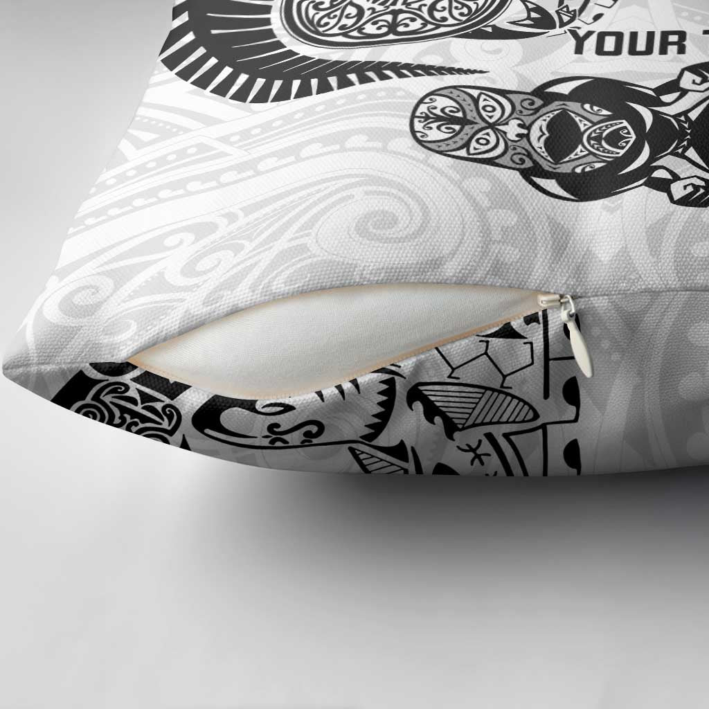 Custom Aotearoa Football Pillow Cover NZ Maori Tiki Go Champions - Aussie Hoodie