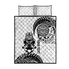 Custom Aotearoa Football Quilt Bed Set NZ Maori Tiki Go Champions