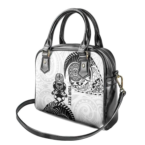 Custom Aotearoa Football Shoulder Handbag NZ Maori Tiki Go Champions
