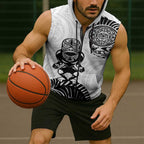 Custom Aotearoa Football Sleeveless Zip Hoodie NZ Maori Tiki Go Champions LT14
