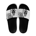 Custom Aotearoa Football Slide Sandals NZ Maori Tiki Go Champions - Aussie Hoodie