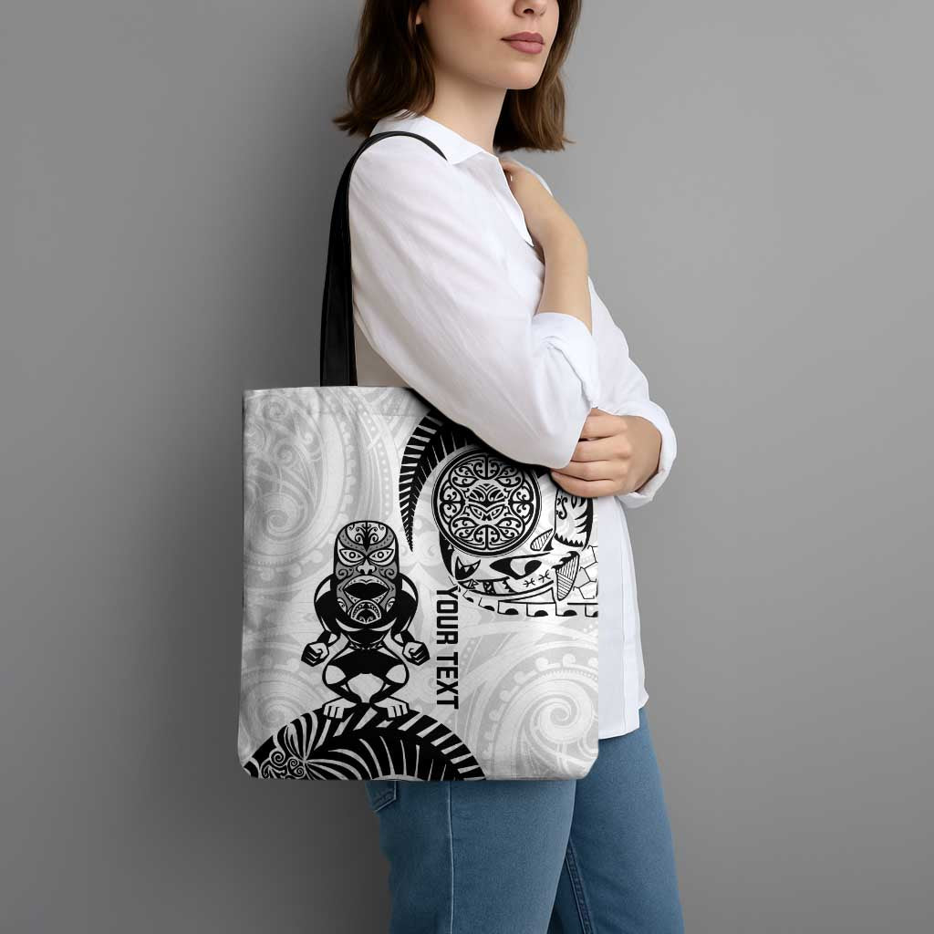 Custom Aotearoa Football Tote Bag NZ Maori Tiki Go Champions - Aussie Hoodie