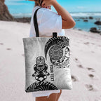 Custom Aotearoa Football Tote Bag NZ Maori Tiki Go Champions - Aussie Hoodie