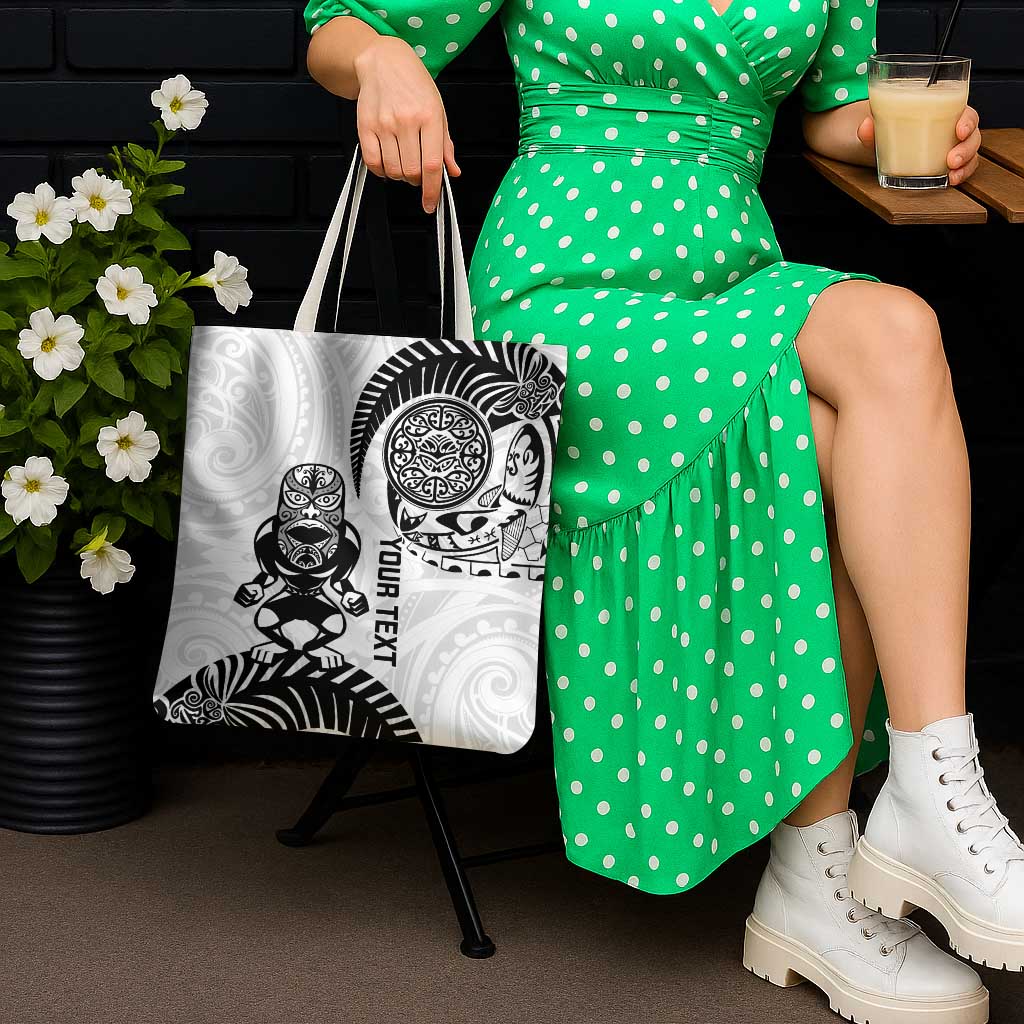 Custom Aotearoa Football Tote Bag NZ Maori Tiki Go Champions - Aussie Hoodie